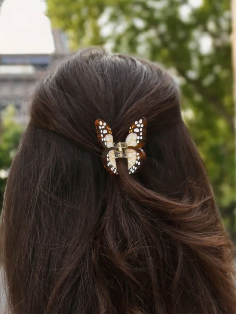 Solar Eclipse Mini Butterfly Clip