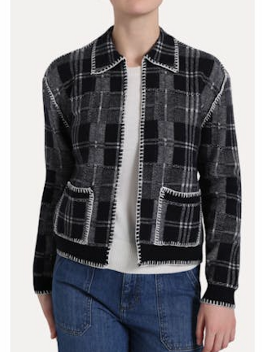 MR Plaid Cardi Jkt