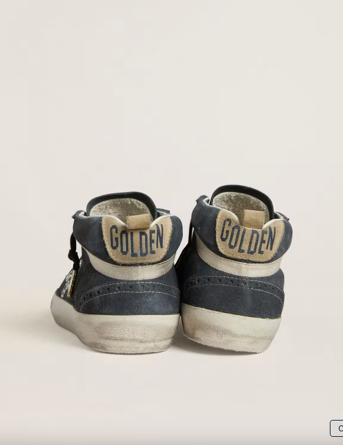 GG Mid Star Suede Glitter