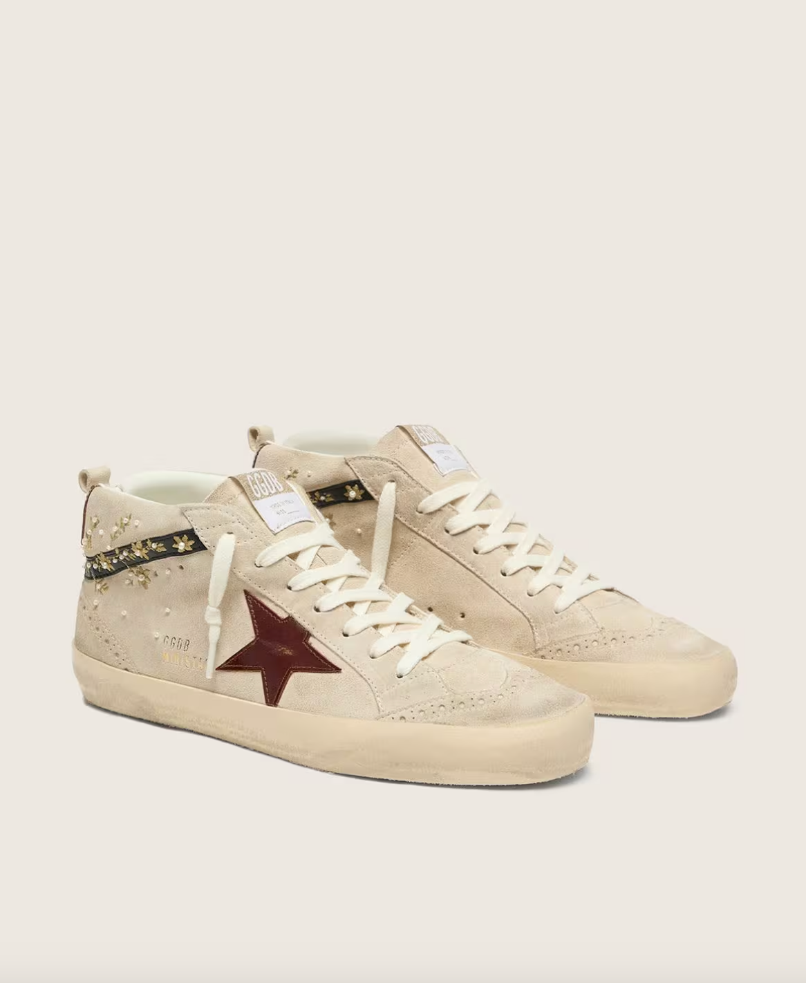 GG Mid Star Emb. Flowers