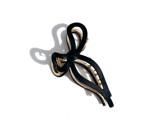 Solar Eclipse Ballet Bow Claw Clip