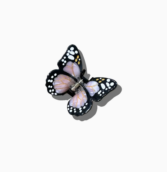 Solar Eclipse Pink Monarch Claw Clip