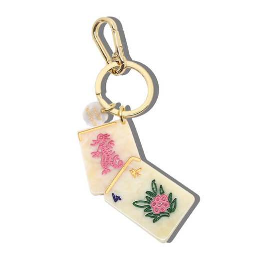Solar Eclipse Mahjong Keychain