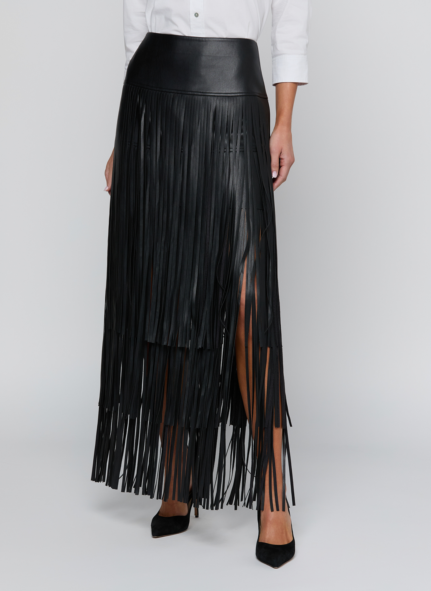 L'Agence Karoline Fringe Skirt