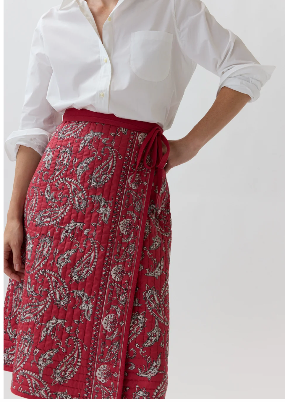 Mashburn Adley Wrap Skirt