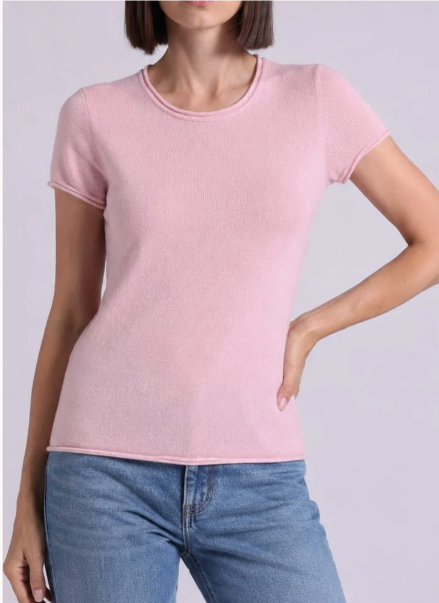 MR S/S Tee w Rolled Trim