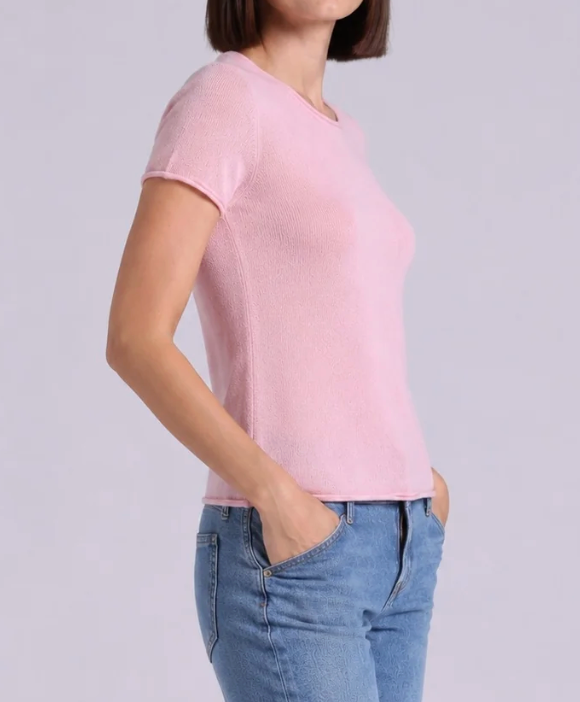 MR S/S Tee w Rolled Trim