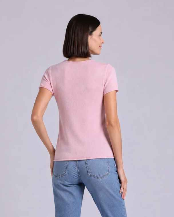 MR S/S Tee w Rolled Trim