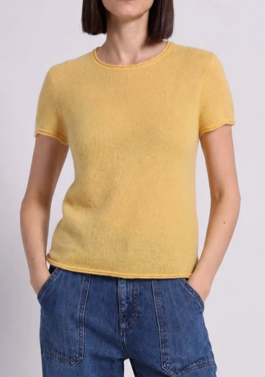 MR S/S Tee w Rolled Trim