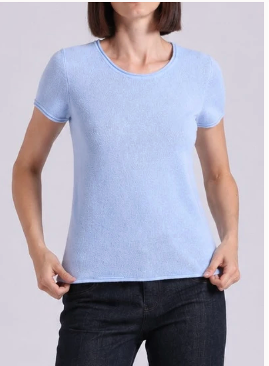 MR S/S Tee w Rolled Trim