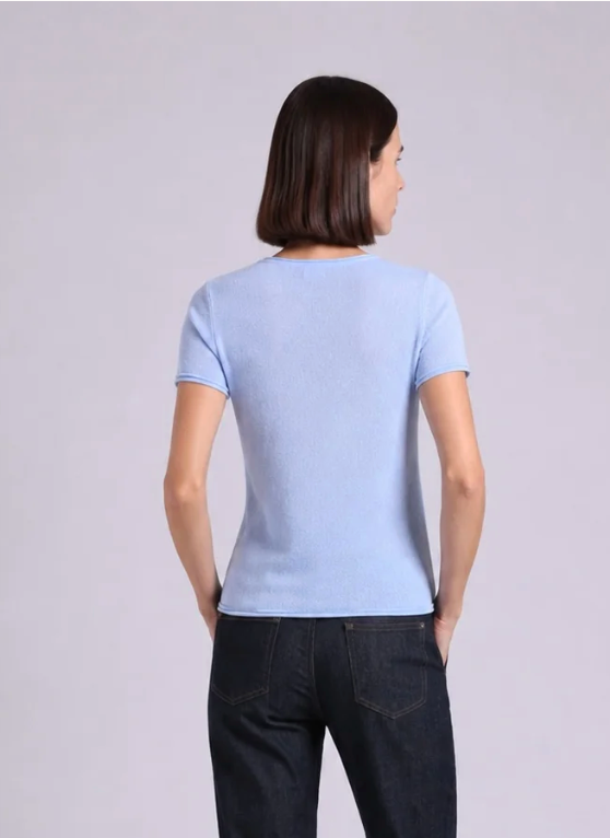 MR S/S Tee w Rolled Trim