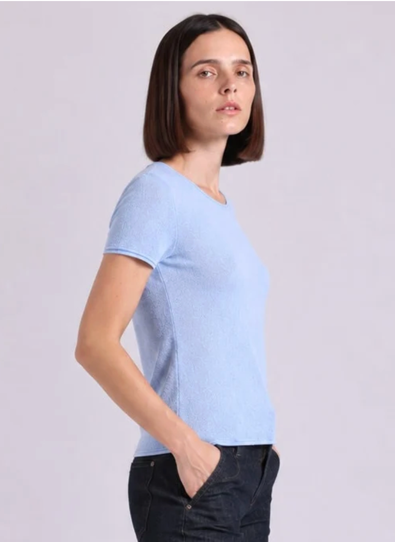 MR S/S Tee w Rolled Trim