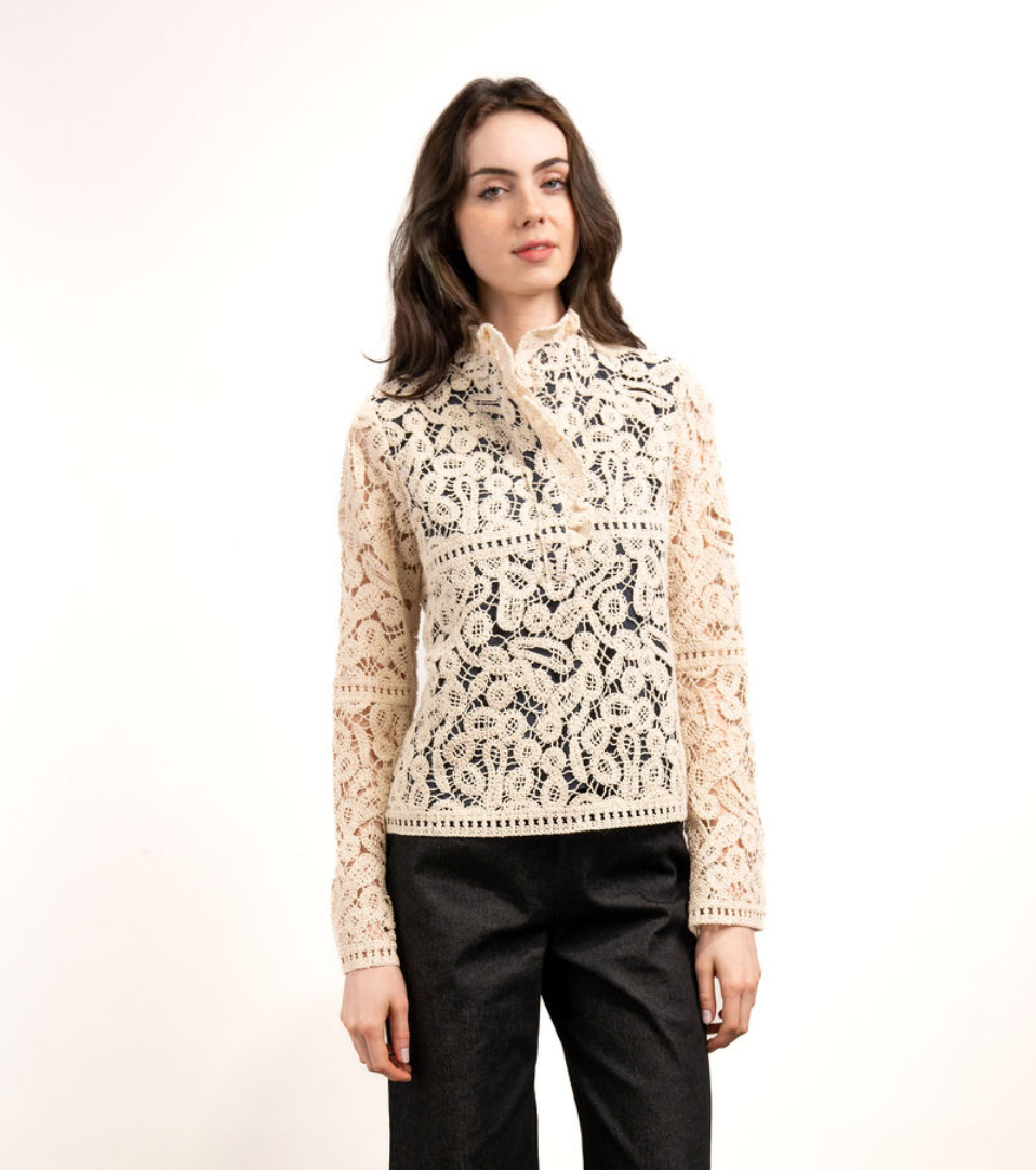NAW Ruffle Collar Top