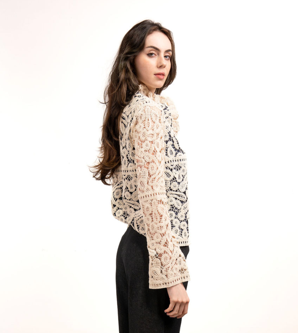 NAW Ruffle Collar Top