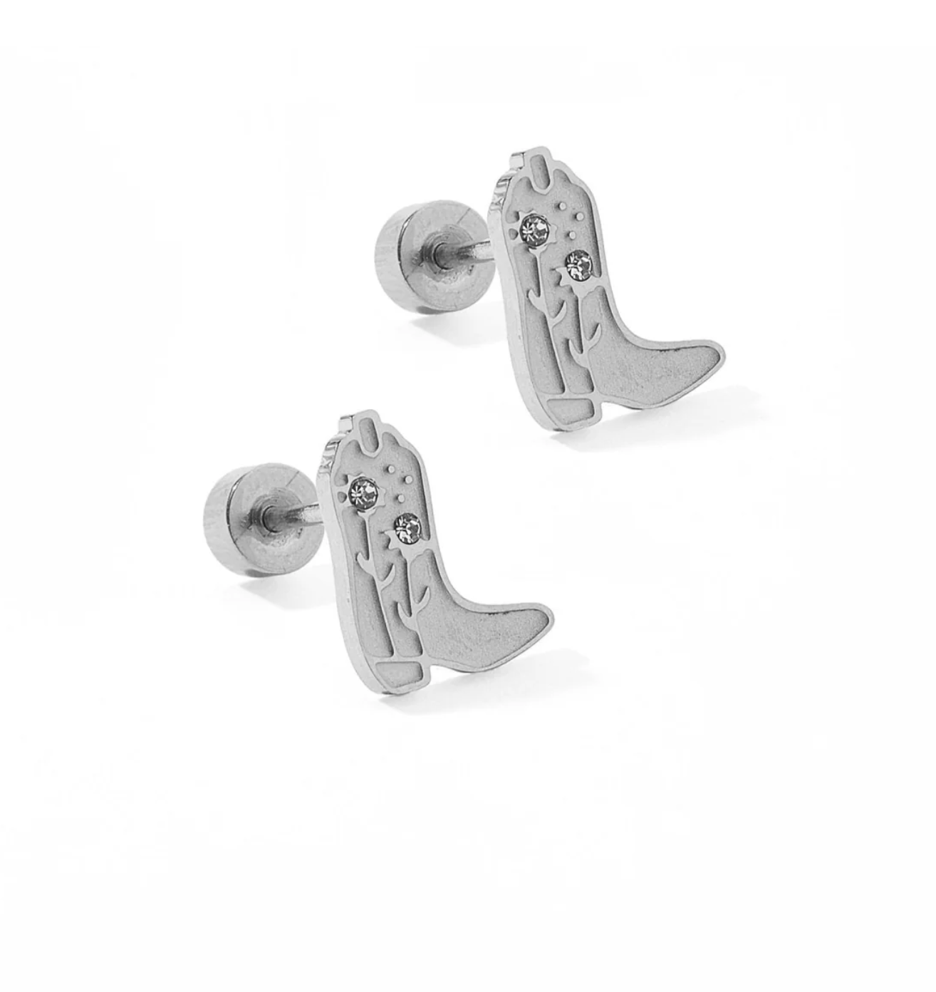 LinnyCo Daisy Cowgirl Screwback Earrings
