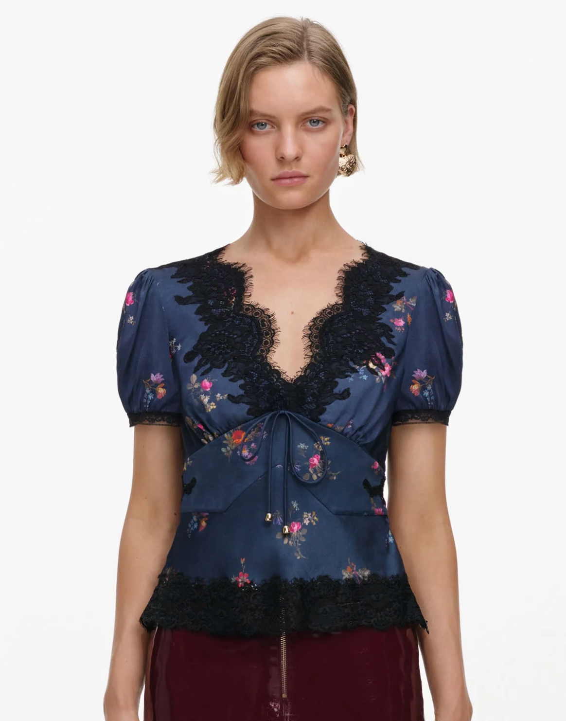 Self Portrait Printed Top
