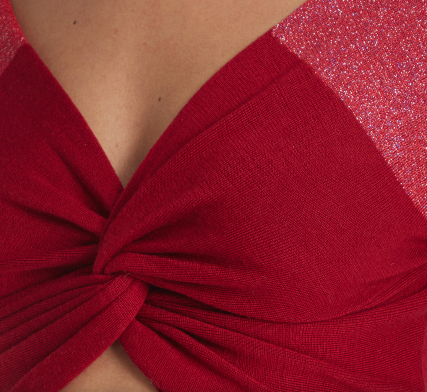 Saloni Twist Crop Top