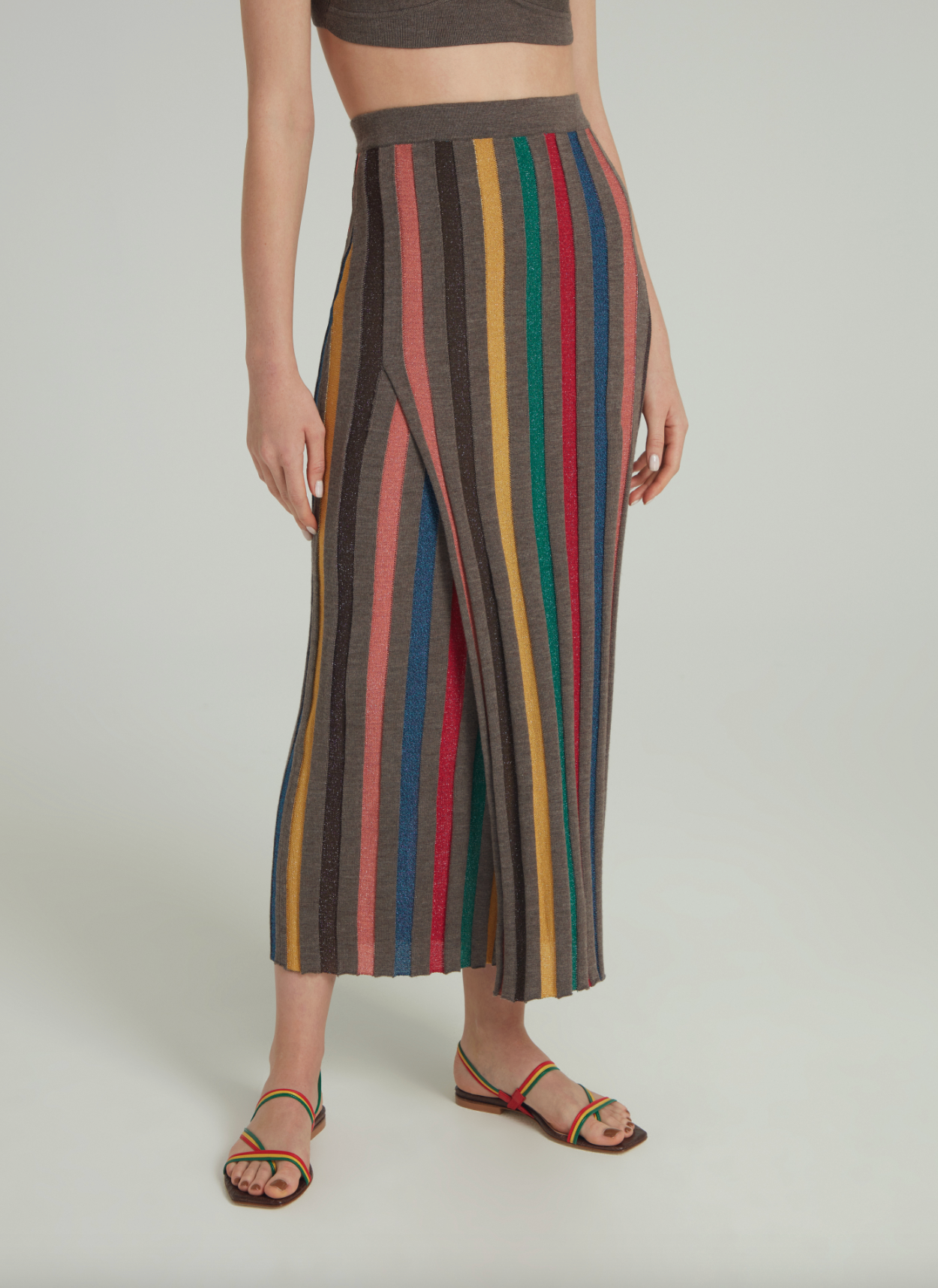 Saloni Stripe Skirt