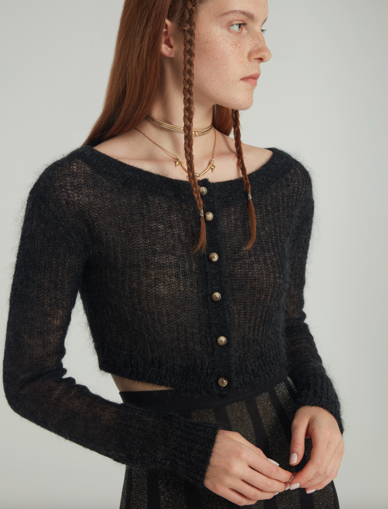 Saloni Crop Cardi
