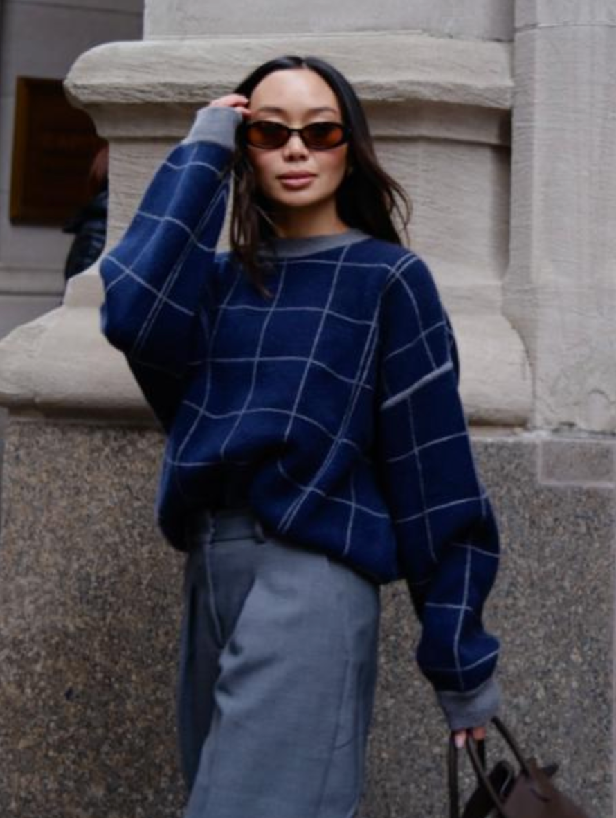 W&W Check Sweatshirt