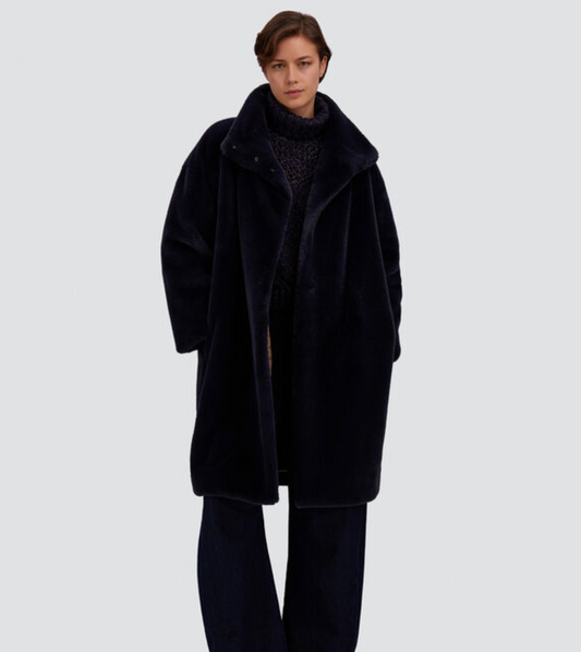 Herno Faux Midi Coat