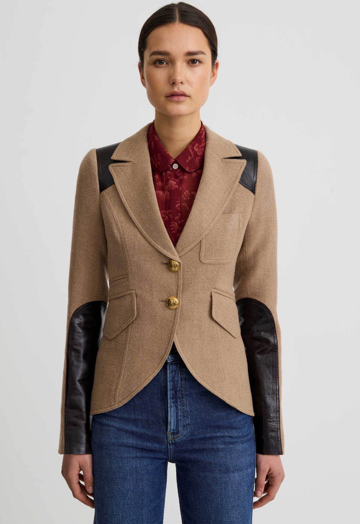 Smythe Saddle-Patch Blazer