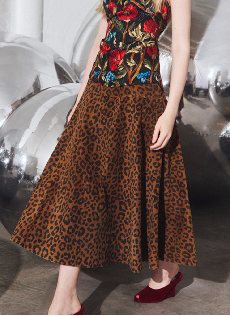 Hunter Bell Suede Ida Skirt