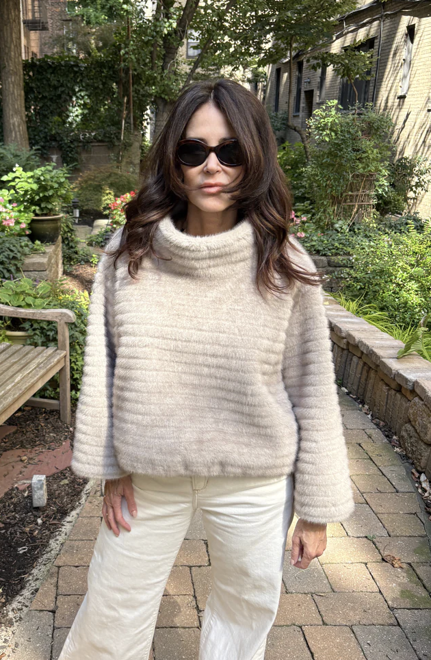 Jocelyn Faux Sweatshirt