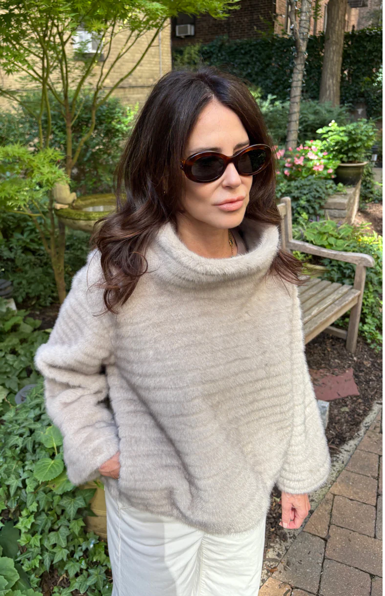 Jocelyn Faux Sweatshirt