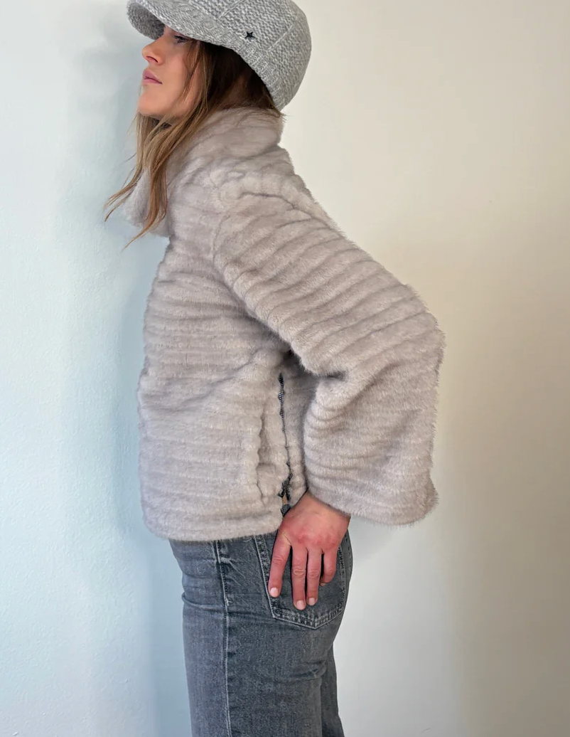 Jocelyn Faux Sweatshirt