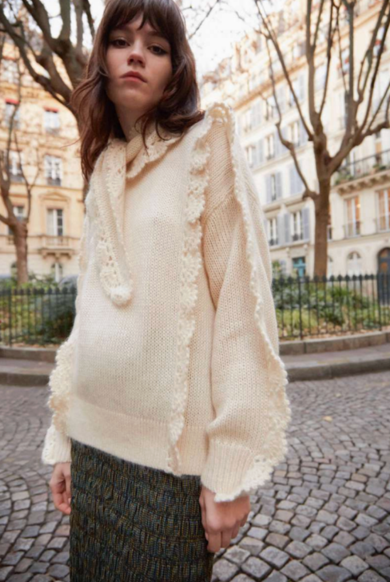 Roseanna Ruffle Sweater
