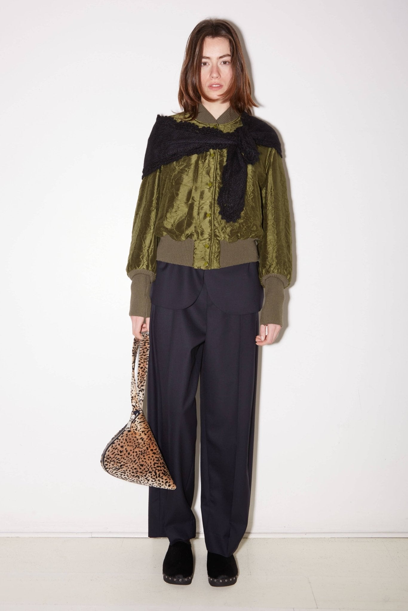 Roseanna Puzzle Jacket in Army, alternate view