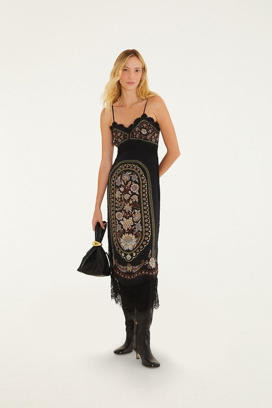 Farm Rio Daniela Midi Dress