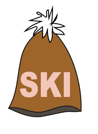 GOGO Ski Toque Leather/Peach Tea