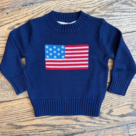 E&I Kids American Flag Sweater