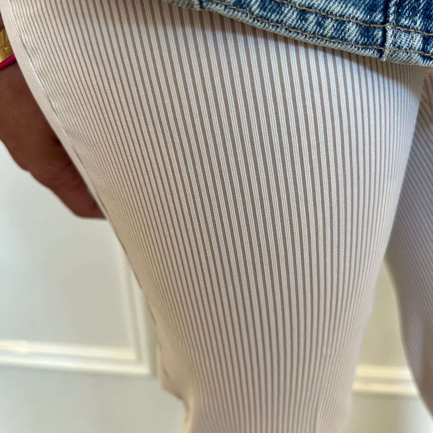 Avenue Montaigne Pars Seersucker Pant