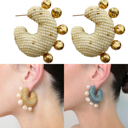 Susana Vega Solito Pearled Earring