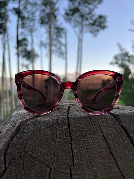 GG Pink Havana Sunglasses