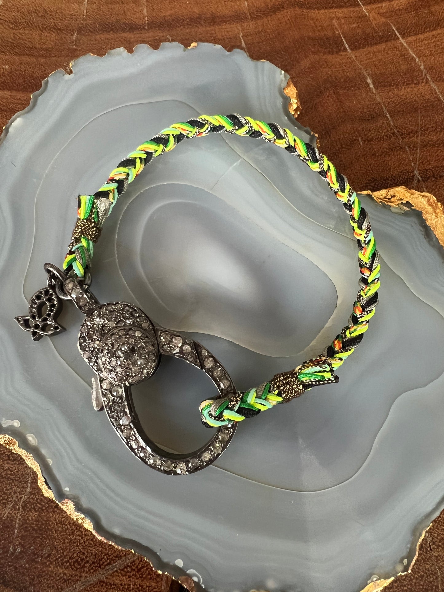 Patricia Arango Diamond Green Bracelet
