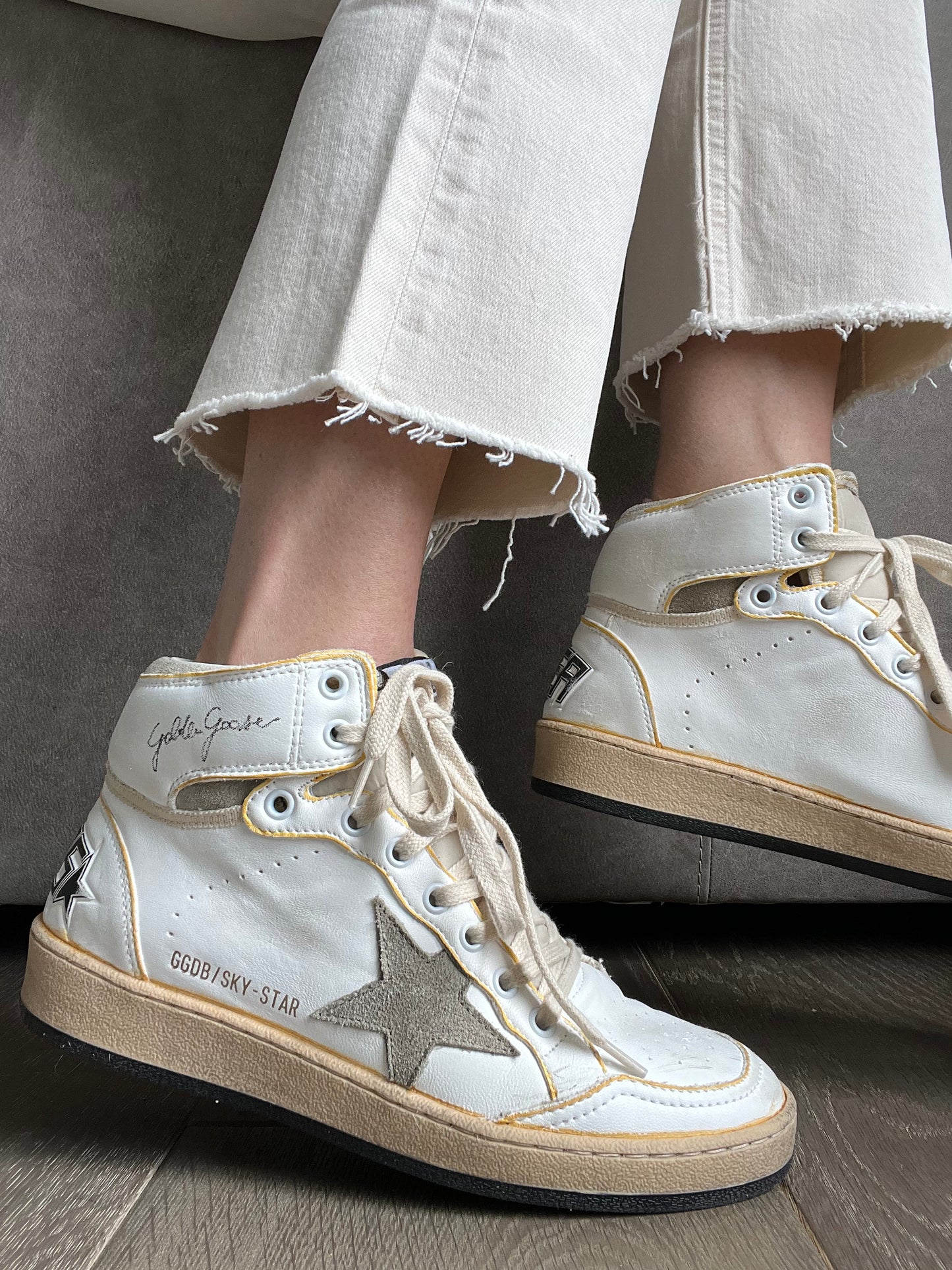 Gg gold online star sneakers