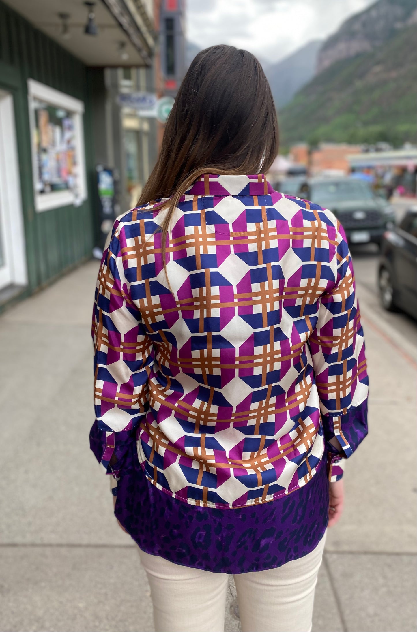 Le Sarte Kaleidoscope Blouse