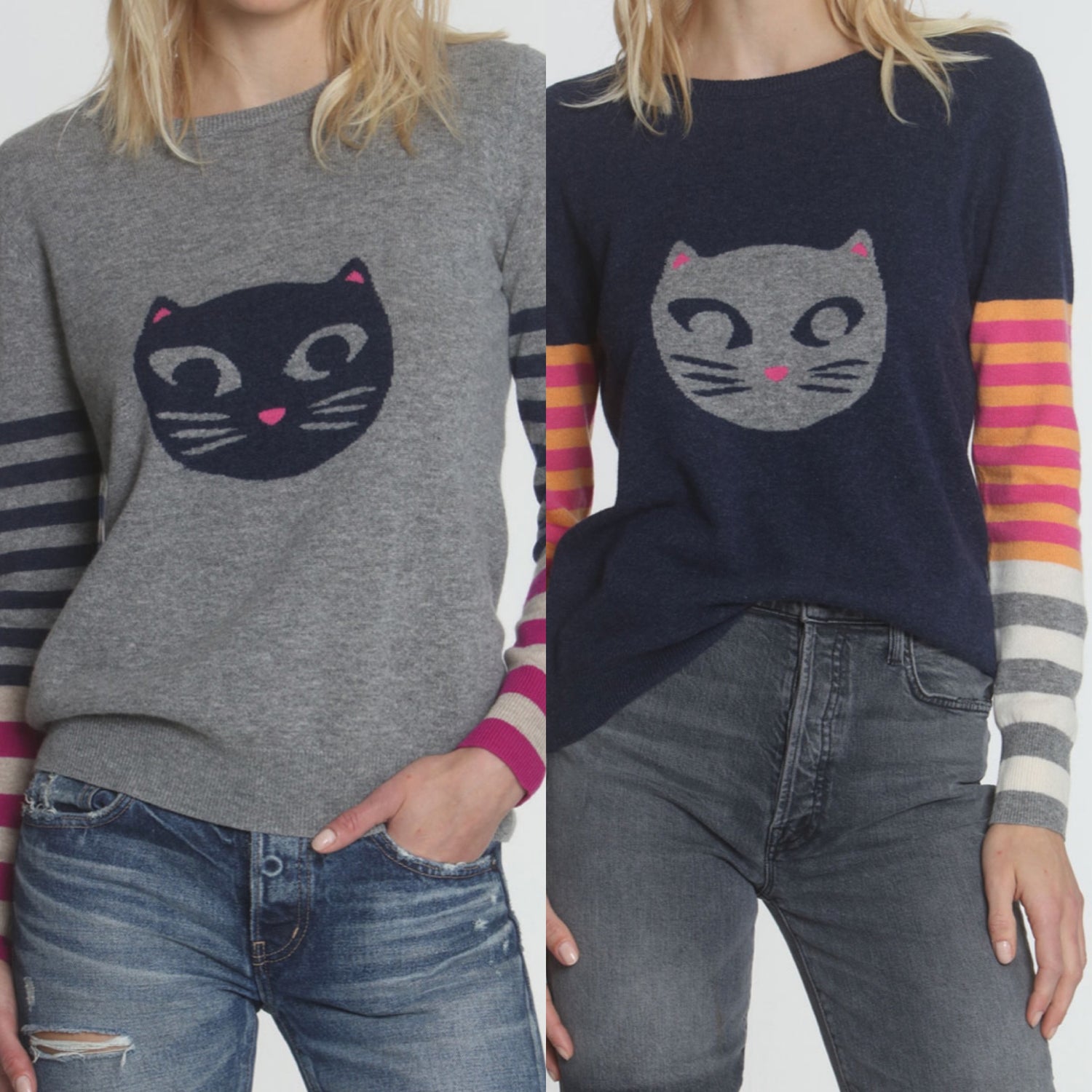mouw Ochtend scheuren L+T Kit Kat Sweater – Two Skirts