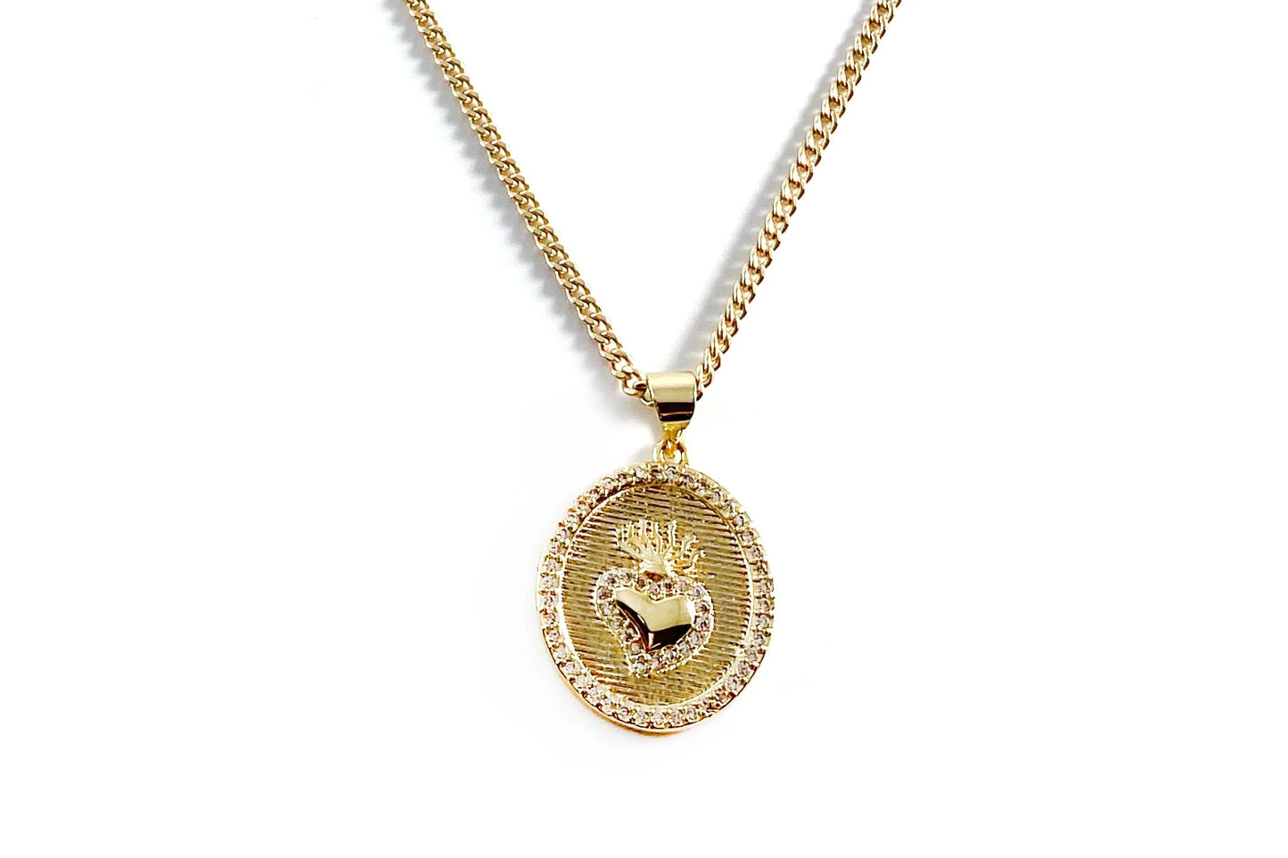 Rachel Nathan Sacred Heart necklace