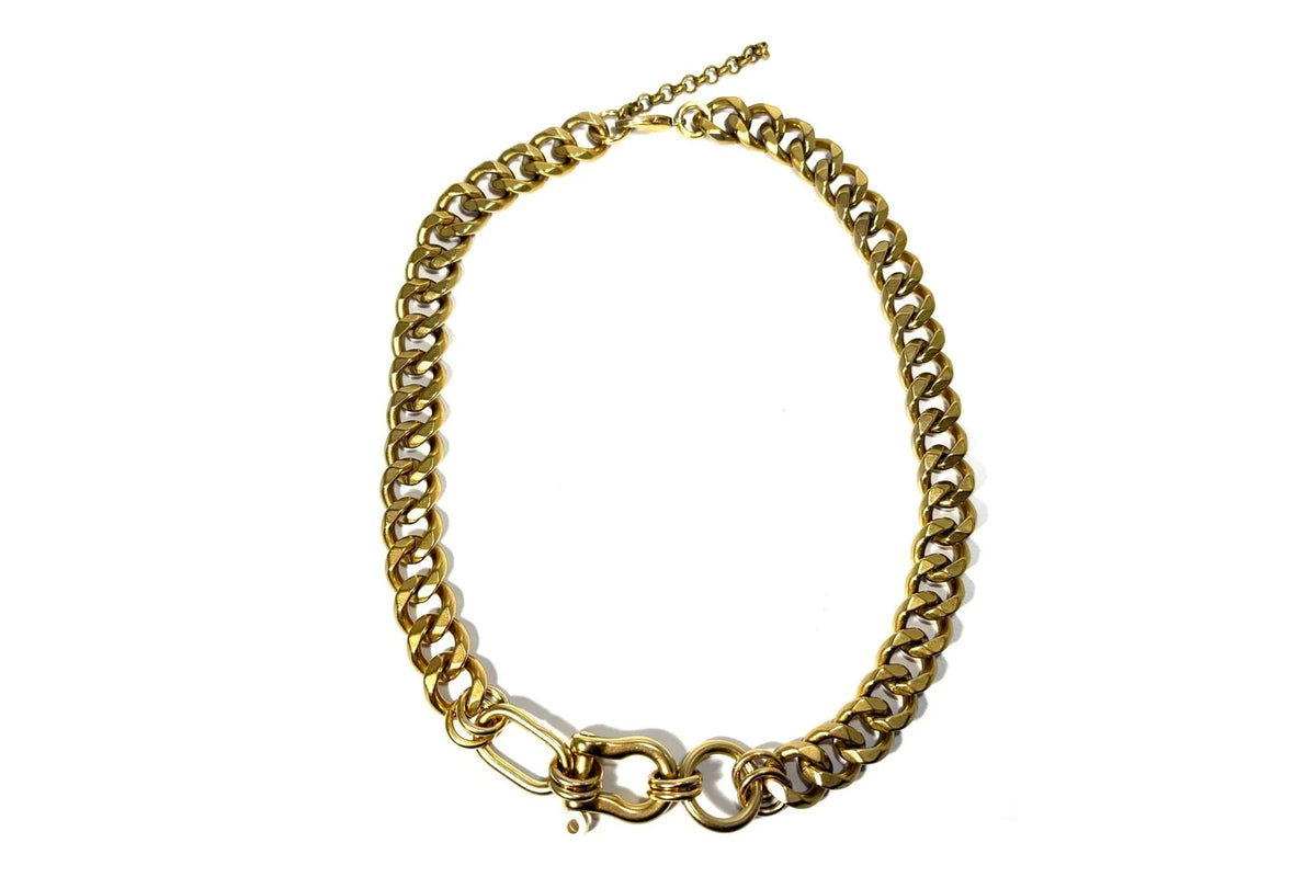 Rachel Nathan Shackle: Trio necklace, alternate full view