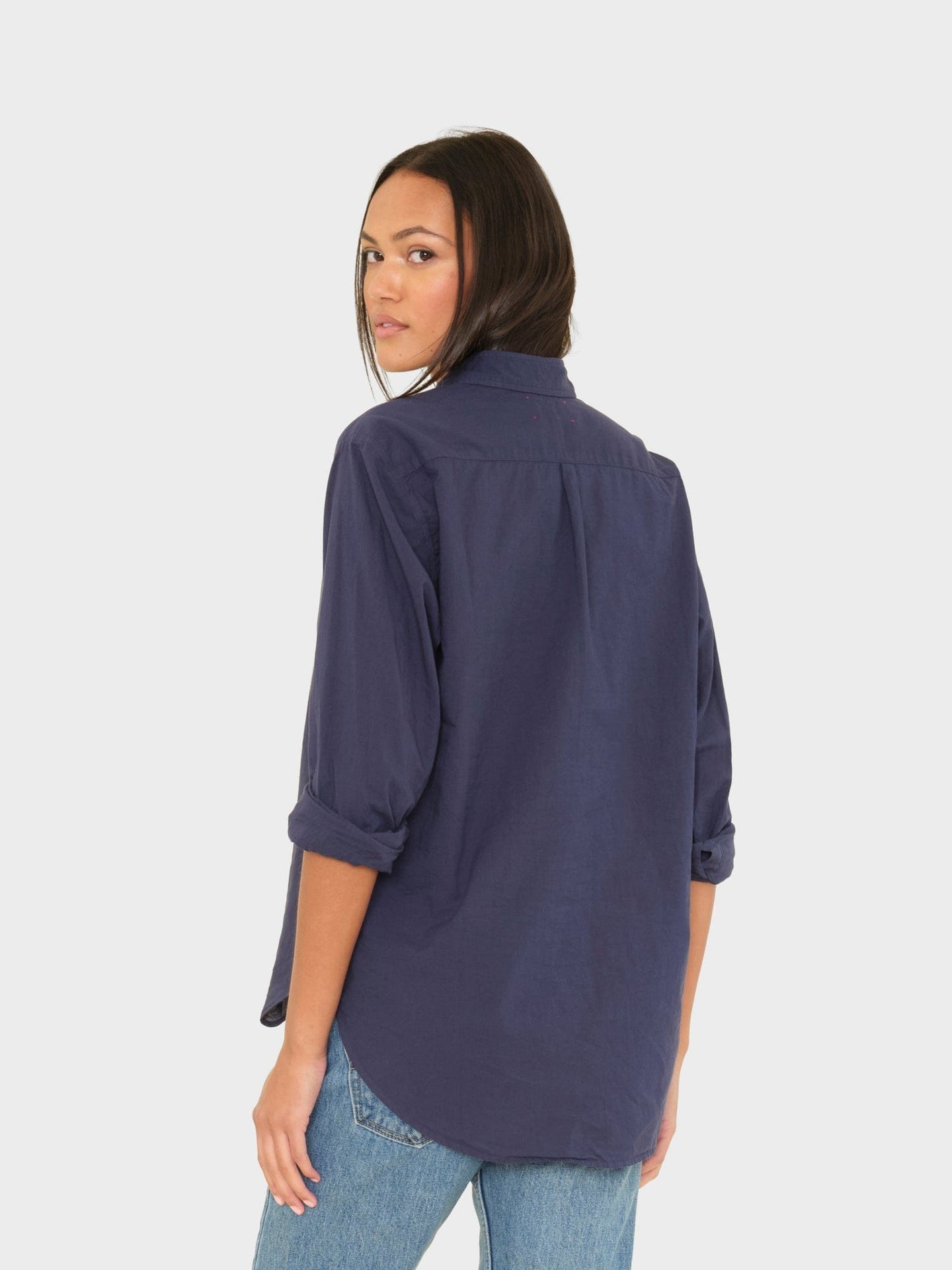 Xirena Beau Shirt in Navy, alternate view