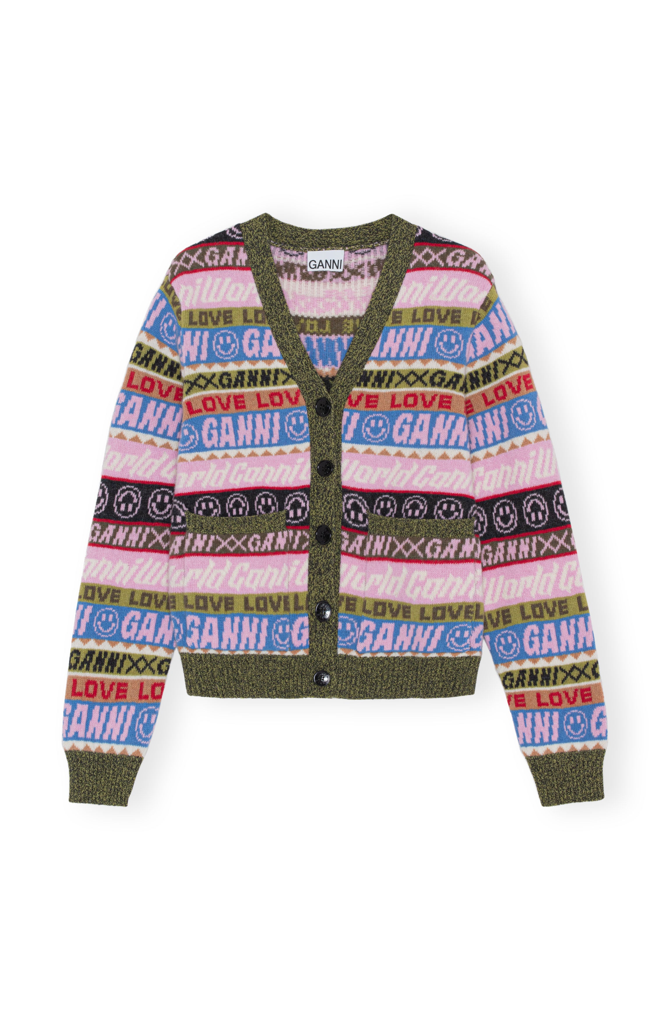 Ganni Graphic Cardigan – Two Skirts