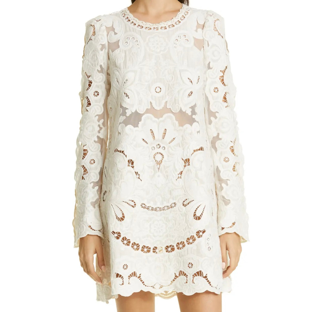 Zimmermann whitewave doily clearance dress