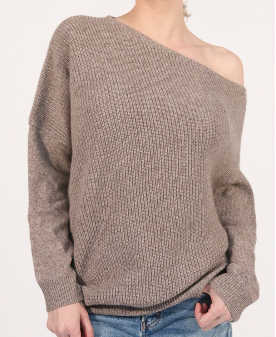 Collab Jolene Off Shoulder Sweater