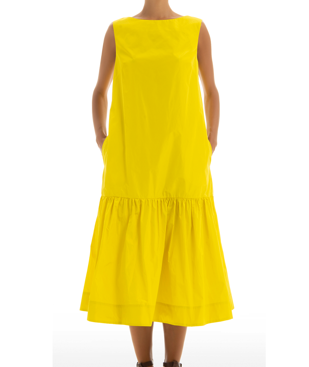 Sara Roka Elke Yellow Sun Dress