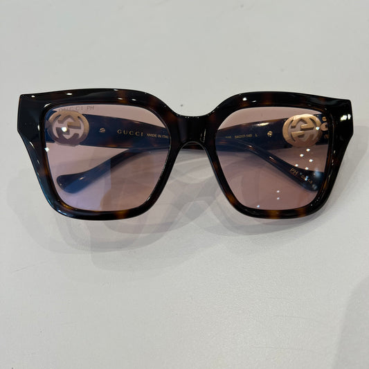 Gucci Tort Pink Lens Sunglasses